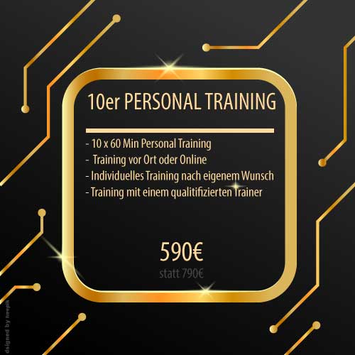 e-training Personal Training vor Ort & Online